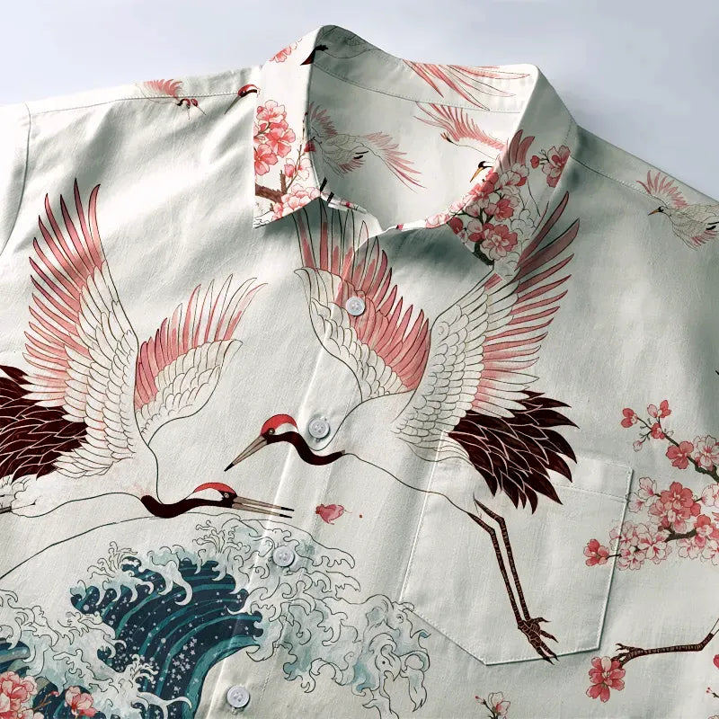 Traditional Japanese Shirt with Free Shipping