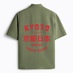 Kyoto Lion Vintage Work Shirt for Vacation