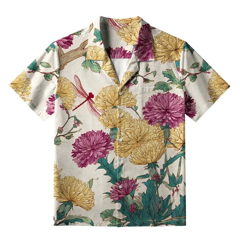 Japanese Aloha Shirt for Summer Vacation