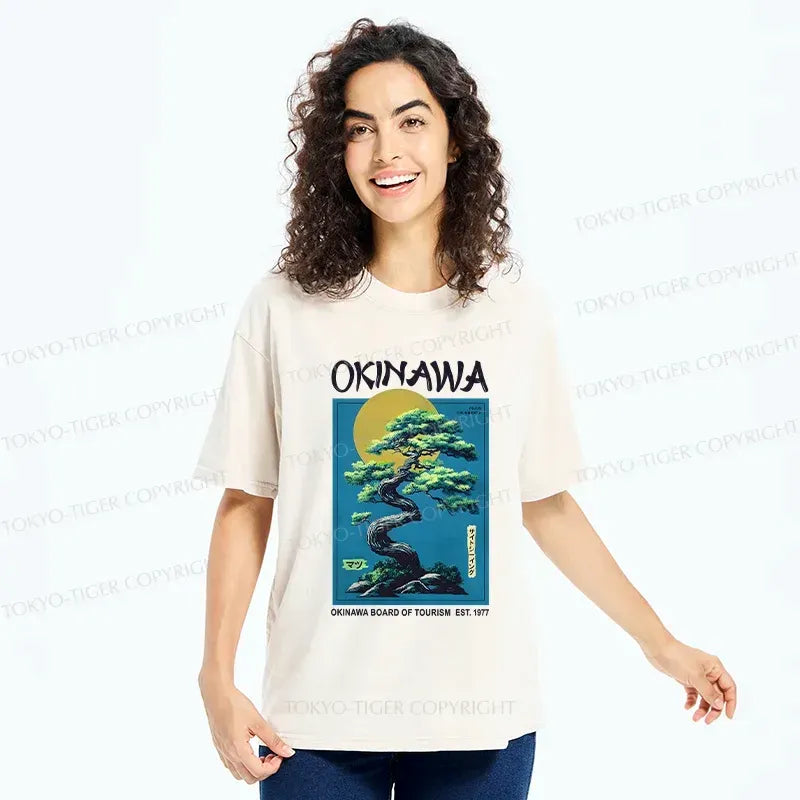 Kyoto-Lion Vintage Japanese Bonsai Washed T-Shirt