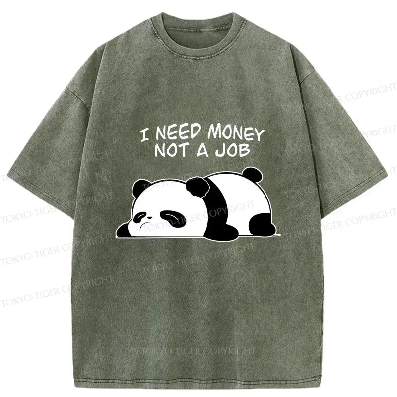 Japanese Vintage Washed T-Shirt for Streetwear