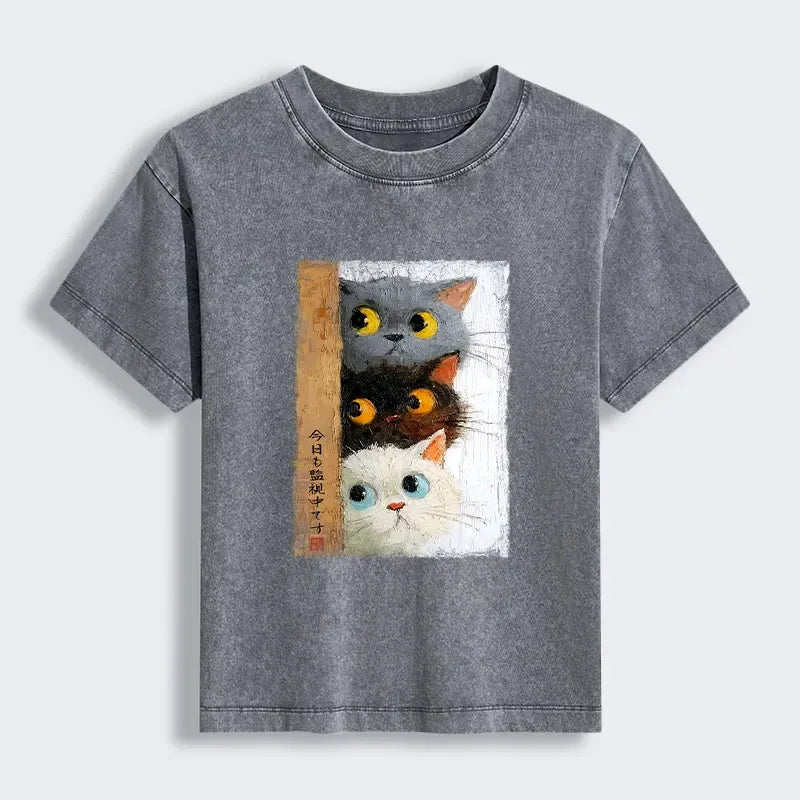 Women's Japanese Cat T-Shirt Best Seller