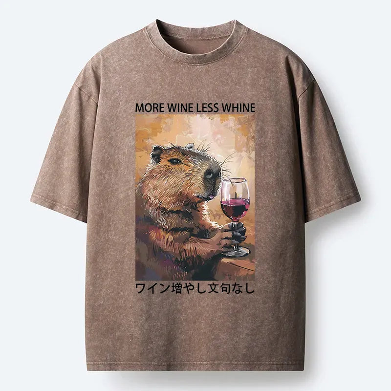 Japanese Vintage Washed T-Shirt for Daily Wear