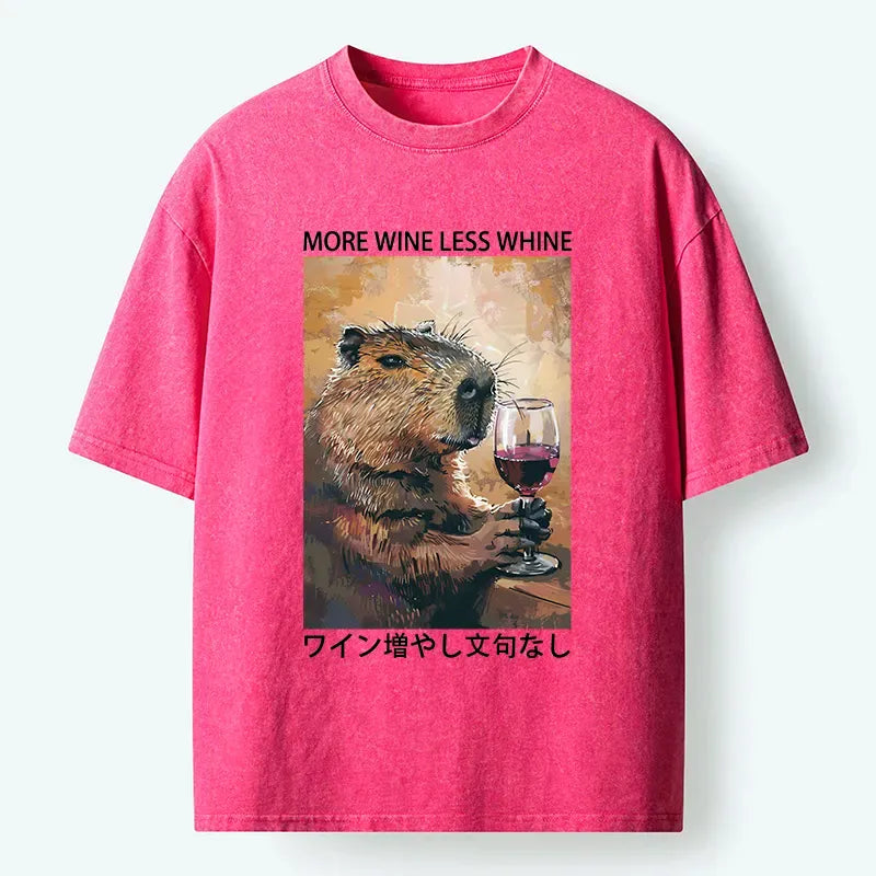 Japanese Vintage Washed T-Shirt for Daily Wear