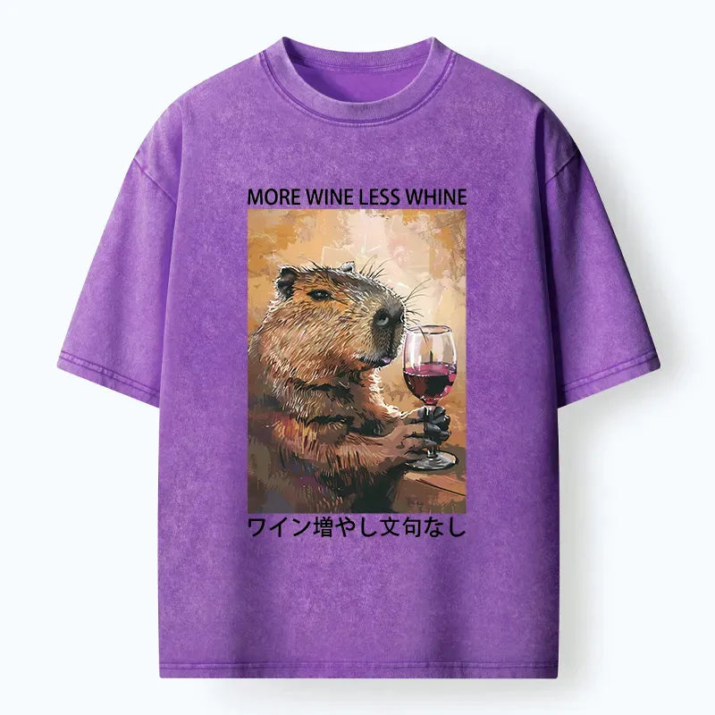 Funny More Wine Less Whine Japan T-Shirt