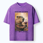 Funny More Wine Less Whine Japan T-Shirt