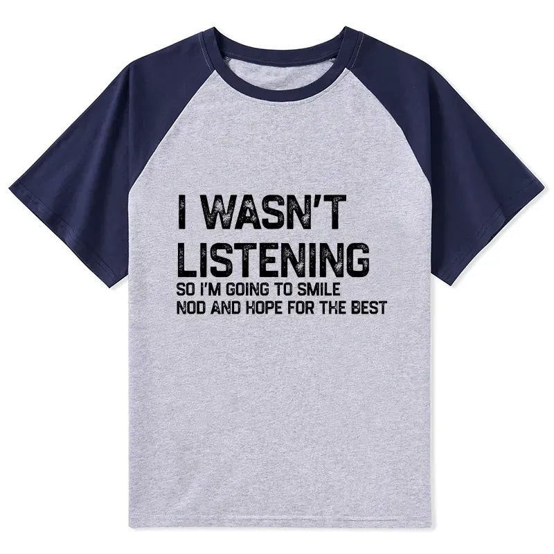 Kyoto-Lion Indifferent To Everything Raglan T-shirt