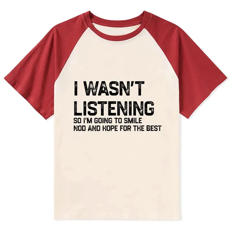 Kyoto-Lion Indifferent To Everything Raglan T-shirt