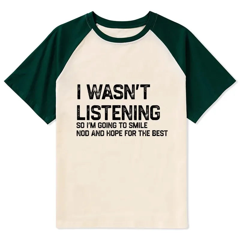 Kyoto-Lion Indifferent To Everything Raglan T-shirt