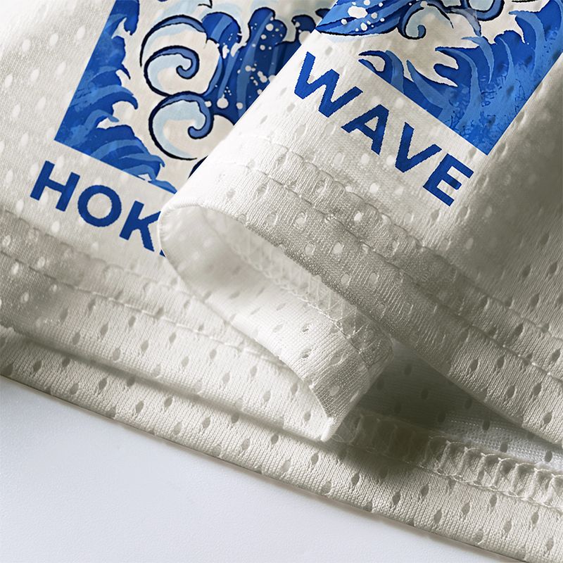 Hokkaido Great Wave Mesh Jersey Trendy