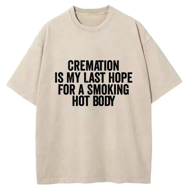 Kyoto-Lion The Last Hope For Weight Loss Washed T-Shirt