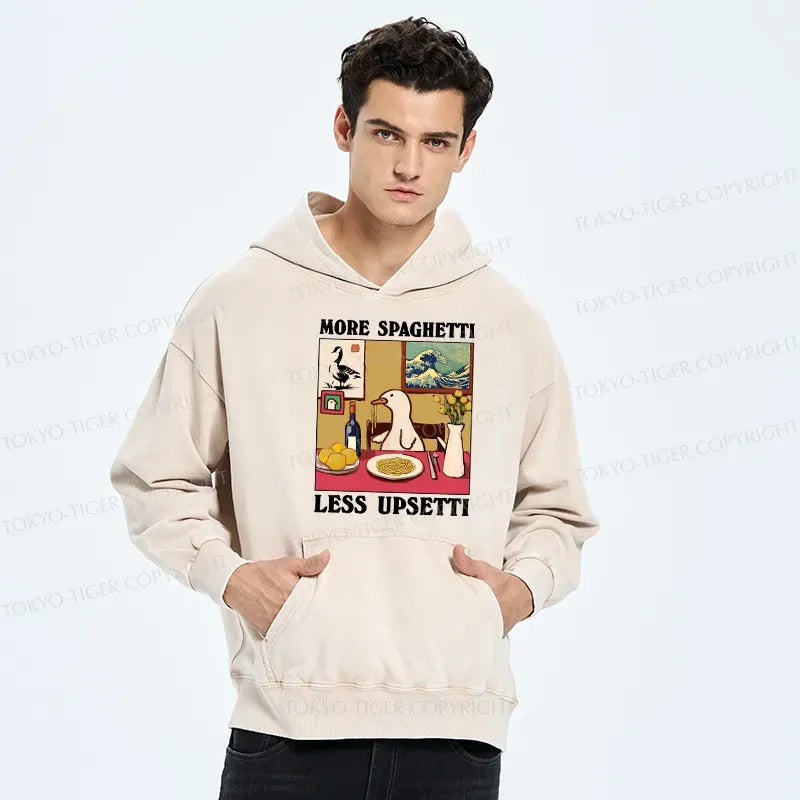 Kyoto-Lion More Spaghetti Less Upsetti Goose Washed Hoodie