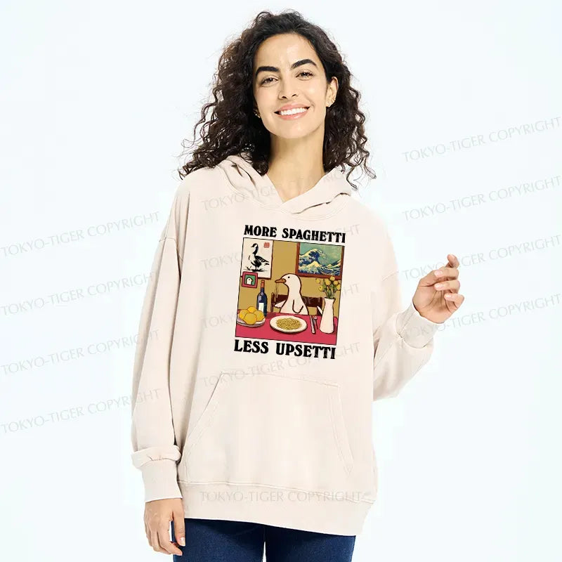 Kyoto-Lion More Spaghetti Less Upsetti Goose Washed Hoodie