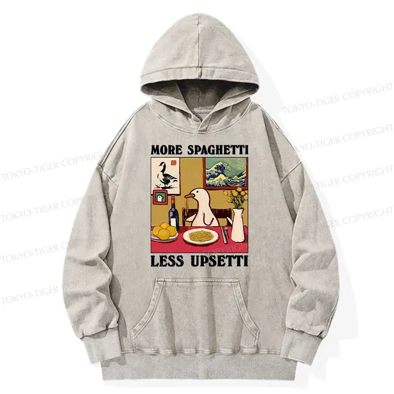 Kyoto-Lion More Spaghetti Less Upsetti Goose Washed Hoodie