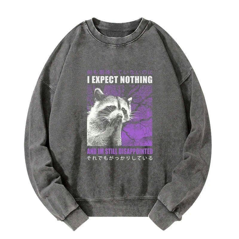 disappointed raccoon sweatshirt funny gift for him