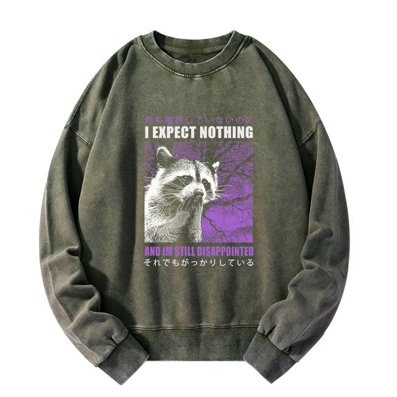 disappointed raccoon sweatshirt funny gift for him