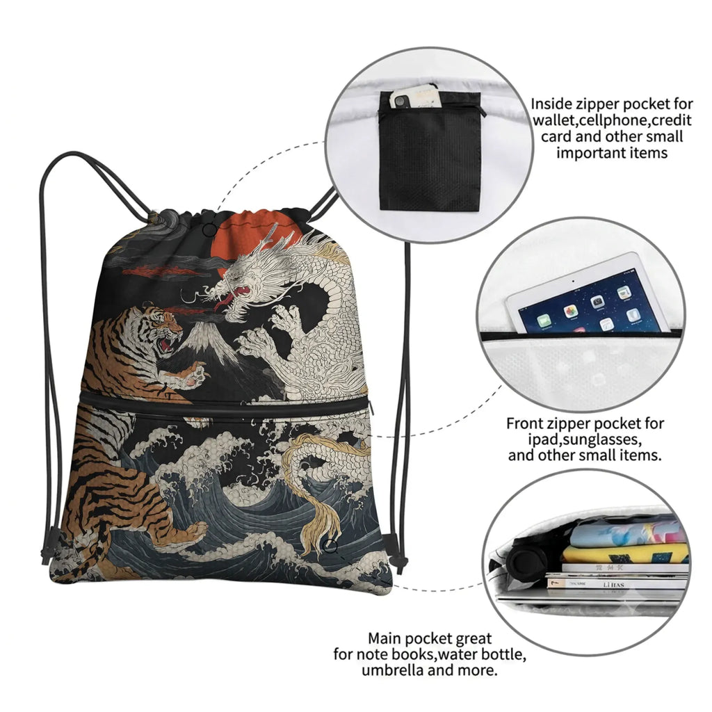 Japanese Dragon Tiger Backpack Best Seller