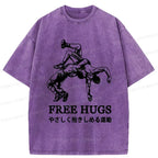 Kyoto-Lion Interesting Jiu-Jitsu Washed T-Shirt