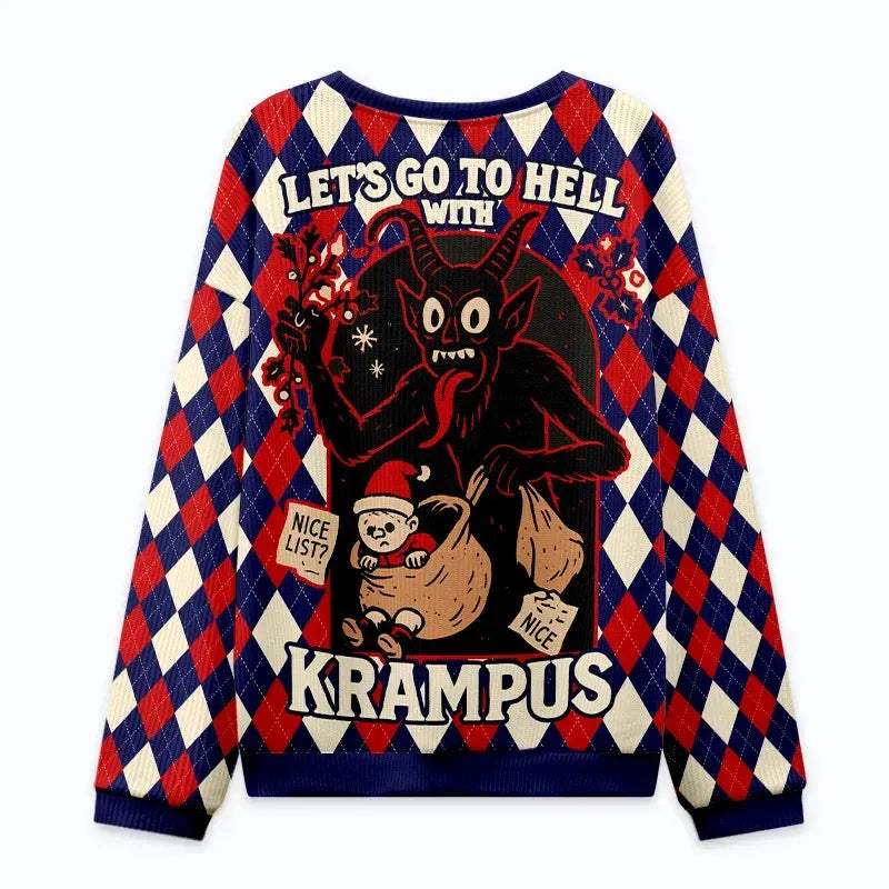 Kyoto Lion Krampus Sweatshirt for Holiday Party