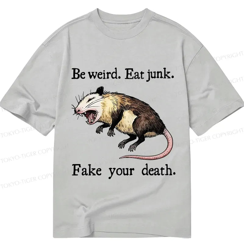 Unbothered Possum Tee for Anime Convention