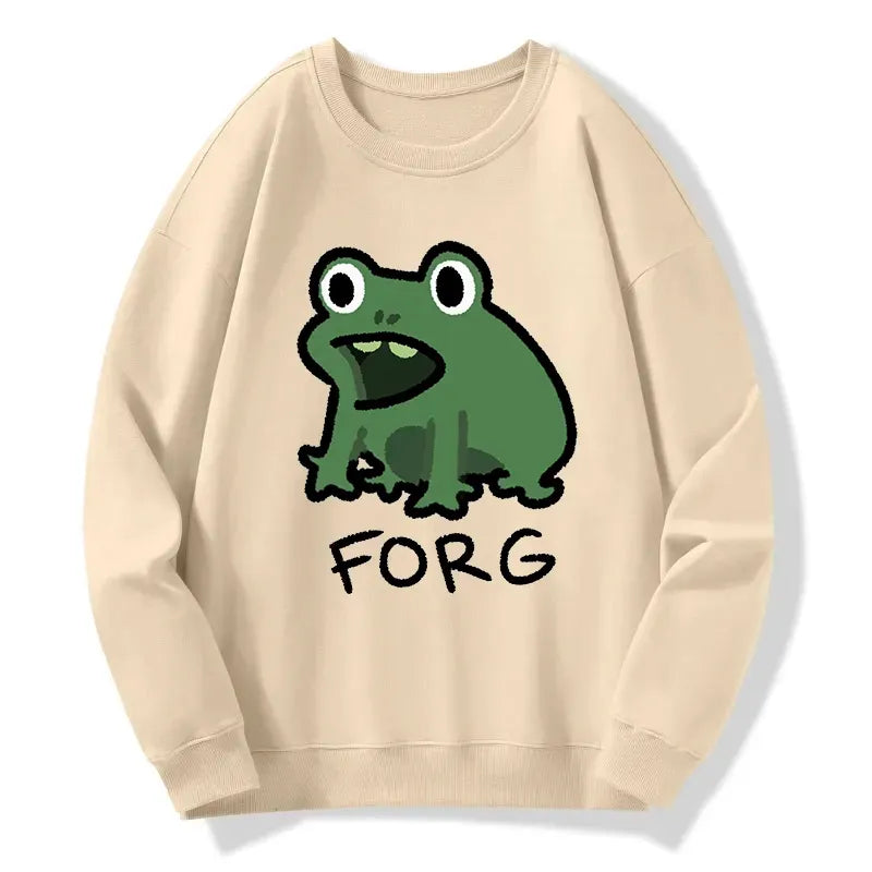 Kyoto-Lion Funny Forg Japan Classic Sweatshirt