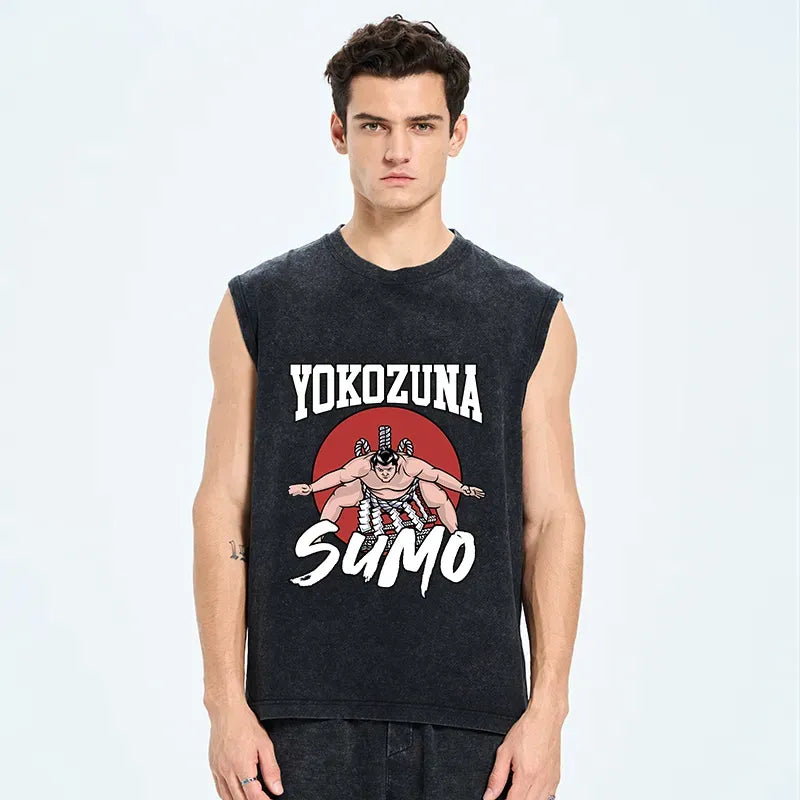 Vintage Kyoto Lion Tank Top for Summer