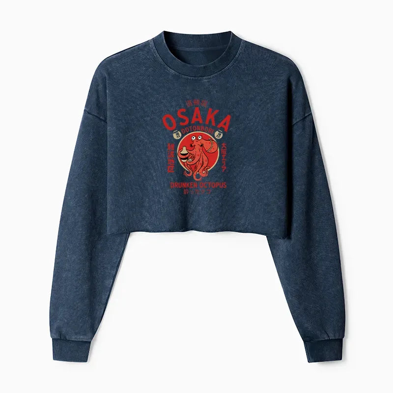 Drunken Octopus Japan Washed Sweatshirt