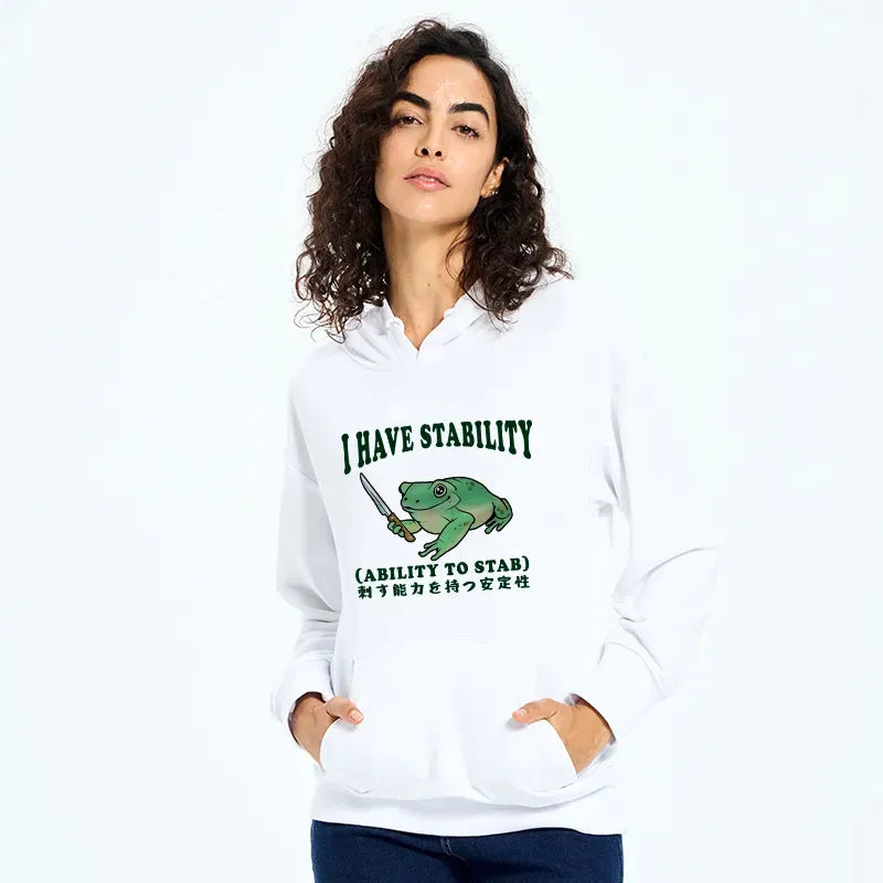 japanese frog hoodie for casual wear