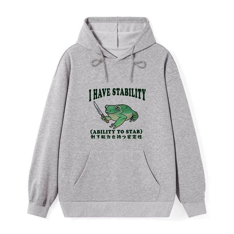 Kyoto-Lion Mentally Stable Assassin Frog Classic Hoodie