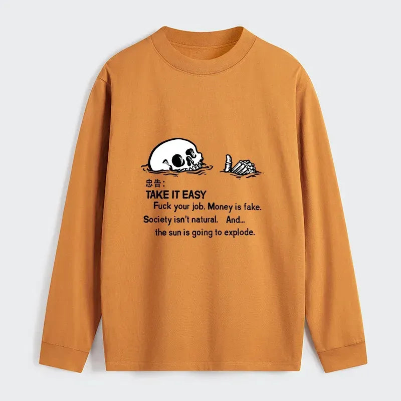 classic unisex cotton t-shirt with lion print