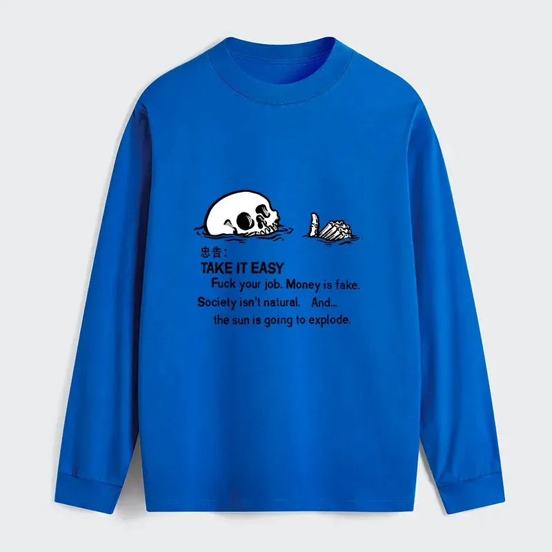 classic unisex cotton t-shirt with lion print