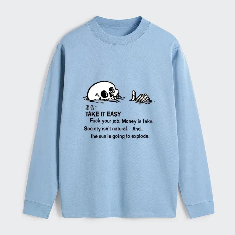 japanese vintage skeleton t-shirt for summer