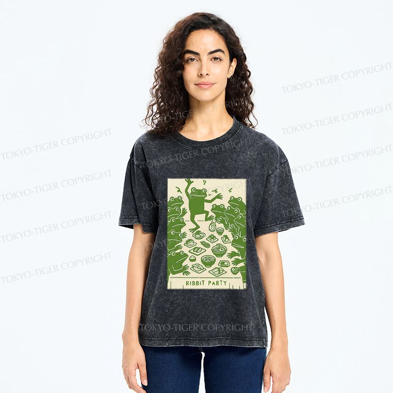 Japanese Washed T-Shirt for Streetwear