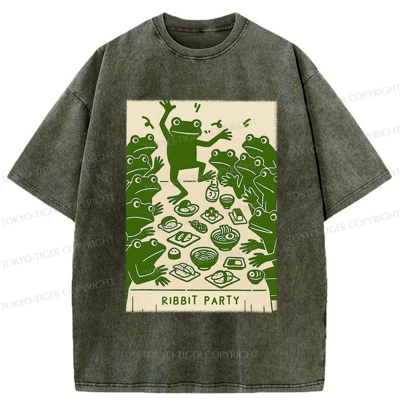 Japanese Washed T-Shirt for Streetwear