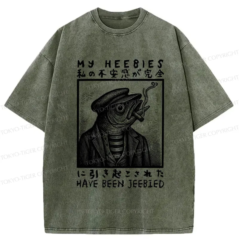 Kyoto-Lion My Heebies Have Been Jeebied Washed T-Shirt