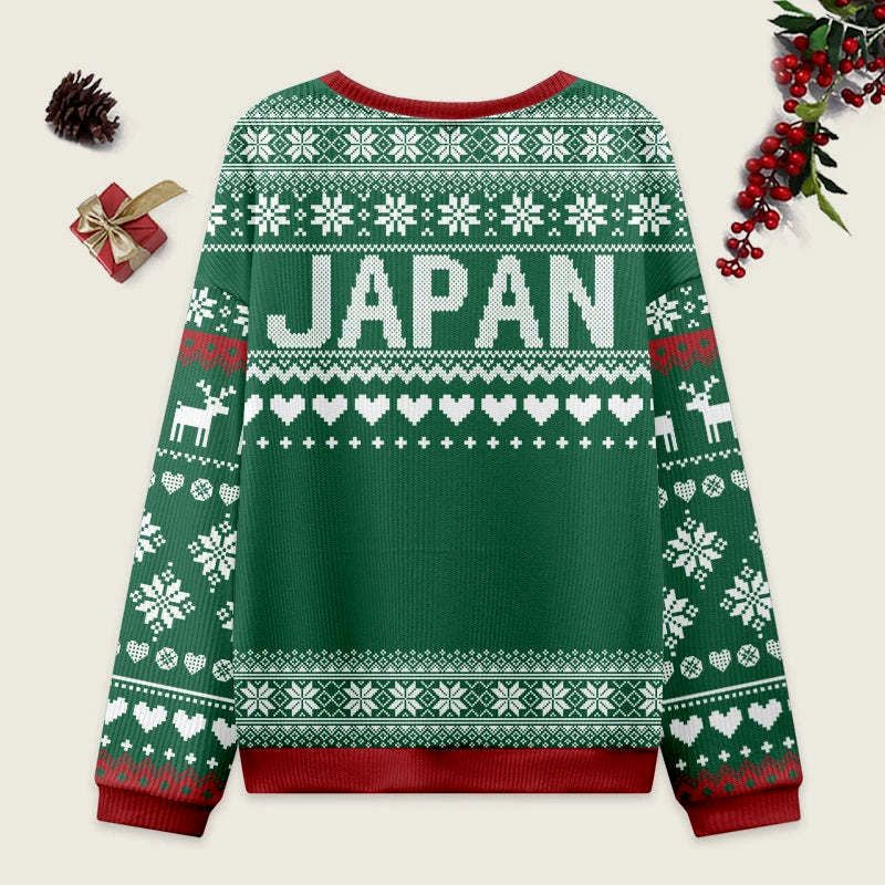 Kyoto-Lion Japan Christmas Ugly Sweatshirt