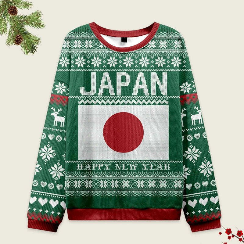 Kyoto-Lion Japan Christmas Ugly Sweatshirt