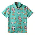 Kyoto Lion Floral Shirt for Festival