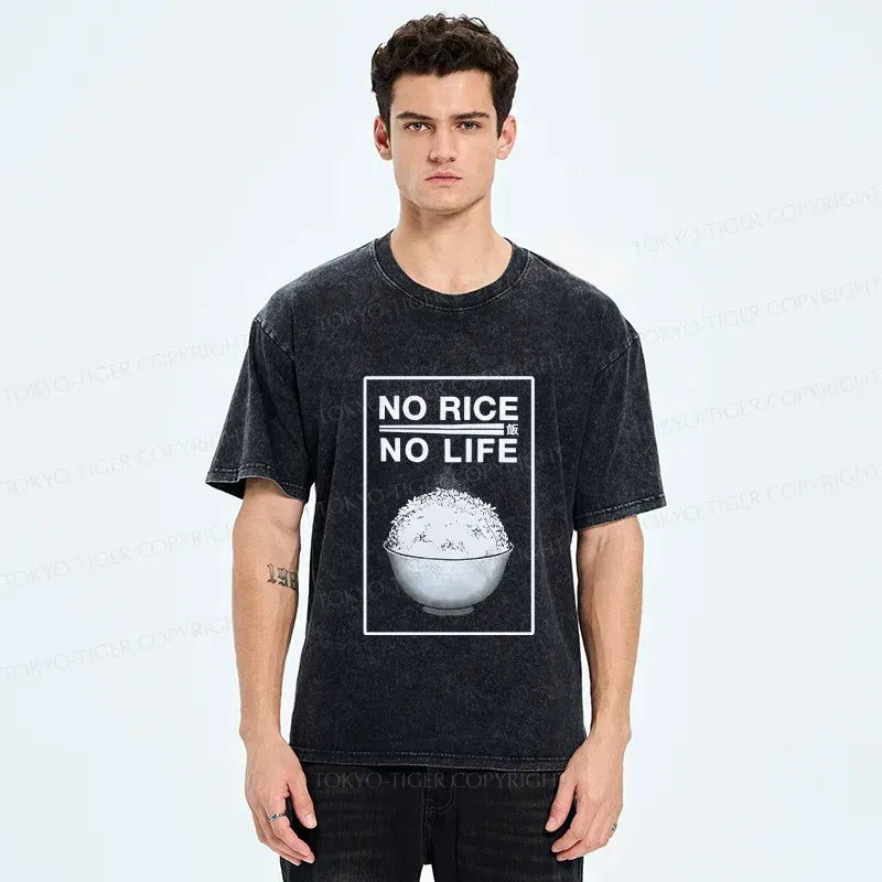 Japanese vintage rice washed t-shirt