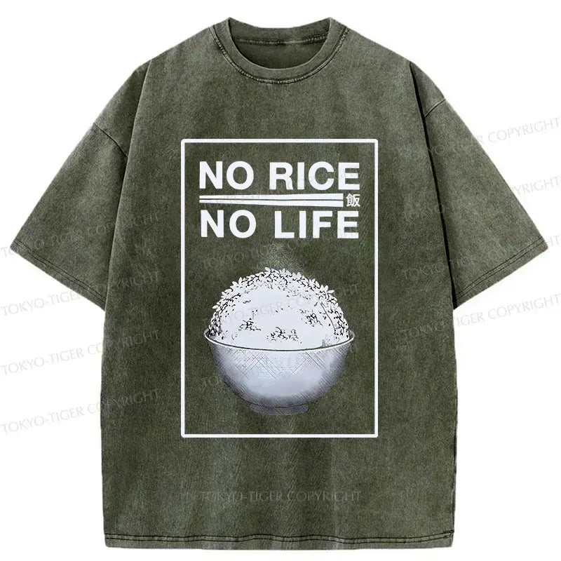 Japanese vintage rice washed t-shirt