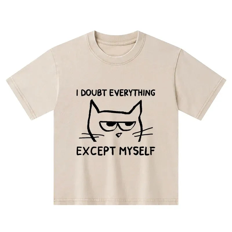 Kids Japanese Washed T-Shirt for Summer