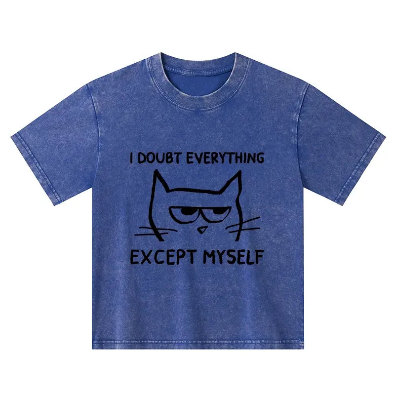 Kyoto-Lion Confident Kitten Tee for Daily Wear