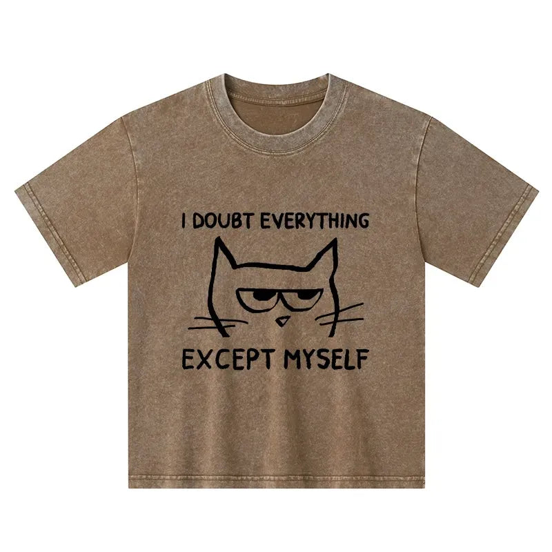 Kyoto-Lion Confident Kitten Tee for Daily Wear