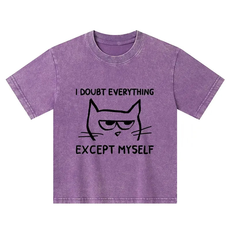 Kyoto-Lion Confident Kitten Tee for Daily Wear