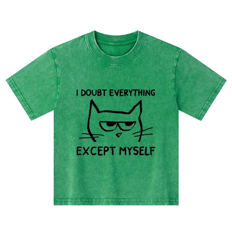 Kyoto-Lion Confident Kitten Tee for Daily Wear