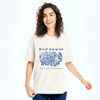 Kyoto-Lion Doing Our Best Funny Bird Washed T-Shirt