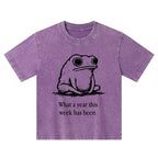 Kyoto-Lion Kids Washed T-Shirt for Daily Wear