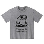 Vintage Washed Kids T-Shirt for Spring
