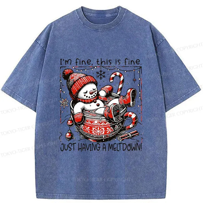 Japanese Vintage Washed T-Shirt for Streetwear
