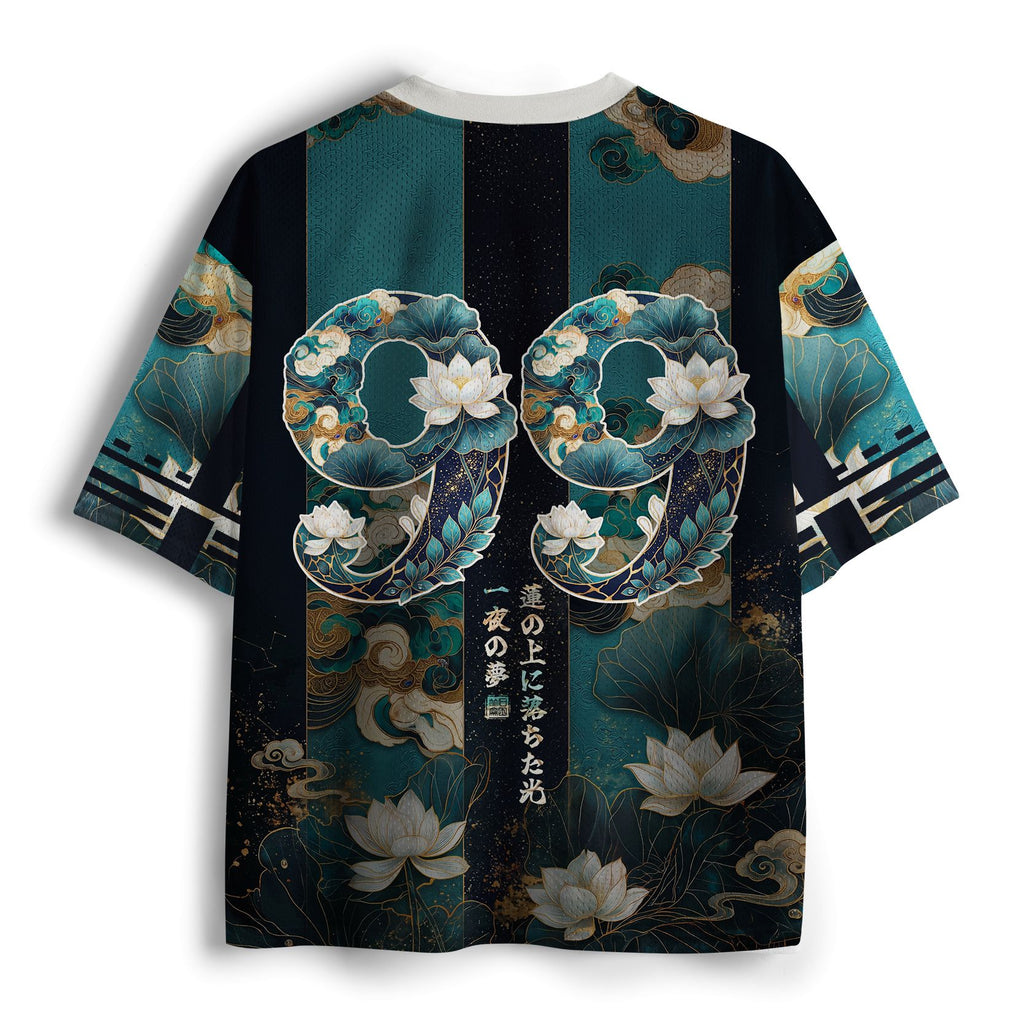 Kyoto Lion Mesh Jersey for Streetwear